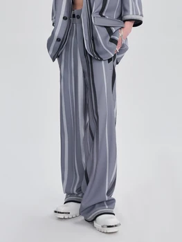 X03817 Модные мужские брюки 2023 для подиума, роскошная мужская одежда известного бренда европейского дизайна в стиле вечеринок. Изображение