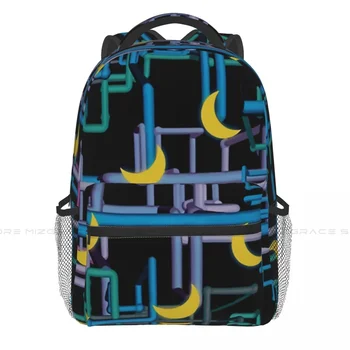 Рюкзак с рисунком Дэна Флеша для девочек и мальчиков, рюкзак для путешествий, рюкзак для школьного ноутбука для подростков Изображение