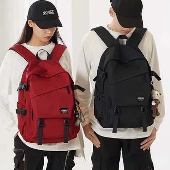 Водонепроницаемый рюкзак для ноутбука для колледжа, мужские оксфордские дизайнерские сумки, рюкзаки для ноутбука унисекс, школьная сумка с несколькими карманами для подростка Изображение