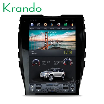 Автомобильное радио с вертикальным экраном Krando Android 9.0 12.1 