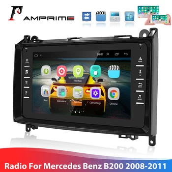 AMPrime Android 9.1 Автомобильный GPS-радиоплеер Radio GPS 1 + 16G Для Mercedes Benz B200 2008-2011 Изображение