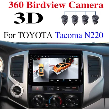 Автомобильный Мультимедийный GPS-Радионавигатор NAVI Player Встроенный CarPlay 360 BirdView 3D Для TOYOTA Tacoma N220 240 250 260 270 Изображение