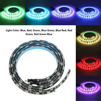 Водонепроницаемые светодиодные ленты для электрического скутера, светодиодный декоративный ночник, красочные полосы света для скутера M365 1S Изображение