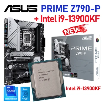 Материнская плата Intel Z790 ATX combo Процессор Intel Core i9 13900KF с материнской платой Asus PRIME Z790 P DDR5 kit Intel core 13-го поколения I9 New Изображение